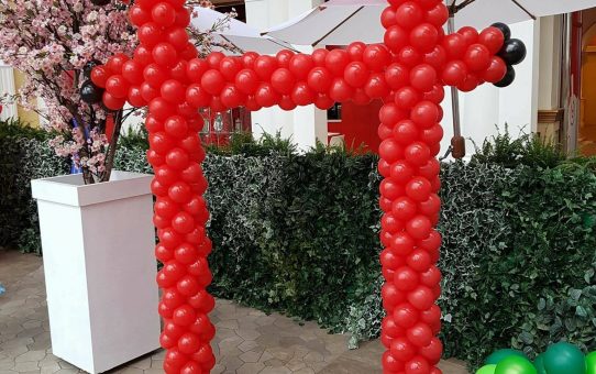 Balloon sculpture_Japan_Landscape balloon decoration_氣球日本_氣球鳥居_氣球佈置_氣球展_台北