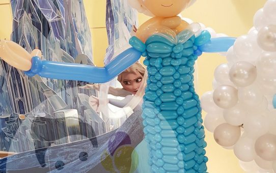 冰雪奇緣氣球佈置_Frozen Balloon Decoration
