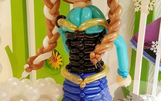 冰雪奇緣氣球佈置_Frozen Balloon Decoration