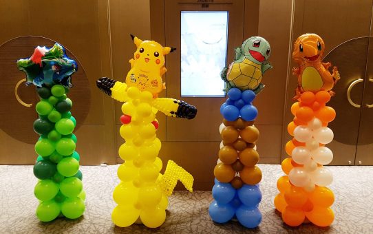 Pokemon Balloon decoration_寶可夢氣球佈置