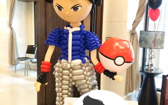 Pokemon Balloon decoration_寶可夢氣球佈置