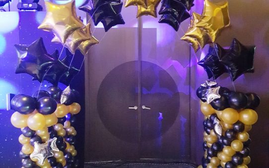Star Arch_星星氣球拱門_質感氣球拱門_elegant balloon arch_balloon decoraiton