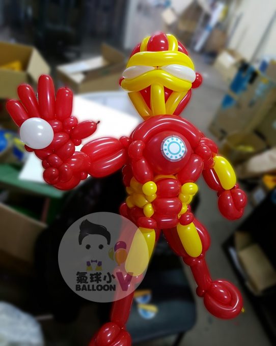 Iron man Balloon_鋼鐵人氣球_超級英雄_Superhero_造型氣球