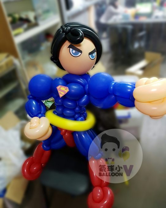 Superman Balloon_超人氣球_超級英雄_Superhero_造型氣球