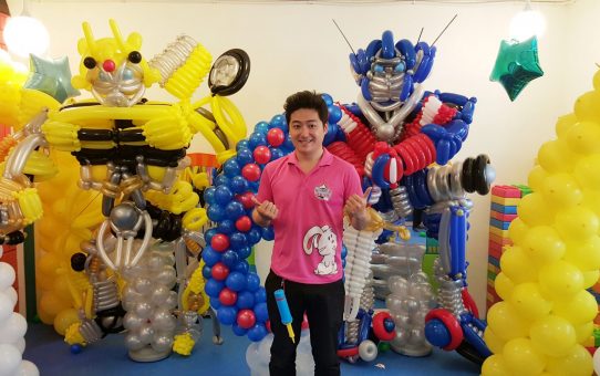 Transformers Balloon decoration_變形金剛氣球佈置