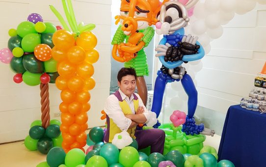 Zootopia balloon decoration_動物方城市氣球佈置