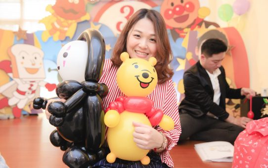 造型氣球達人 Winnie the pooh balloon_小熊維尼造型氣球_無臉男氣球