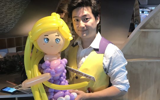 造型氣球達人 長髮公主氣球_造型氣球_Rapunzel balloon_princess balloon